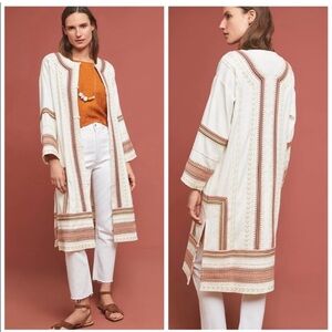 Frye Embroidered Duster